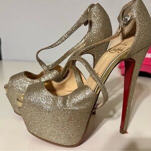 Christian Louboutin high heel stilettos